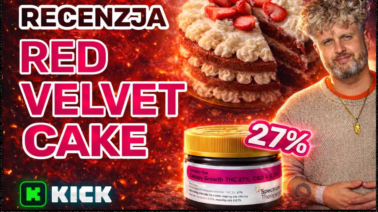 RECENZJA RED VELVET CAKE  | CZY TO NA PEWNO SATIVA? | Opinia pacjenta | Siwy Brokuł