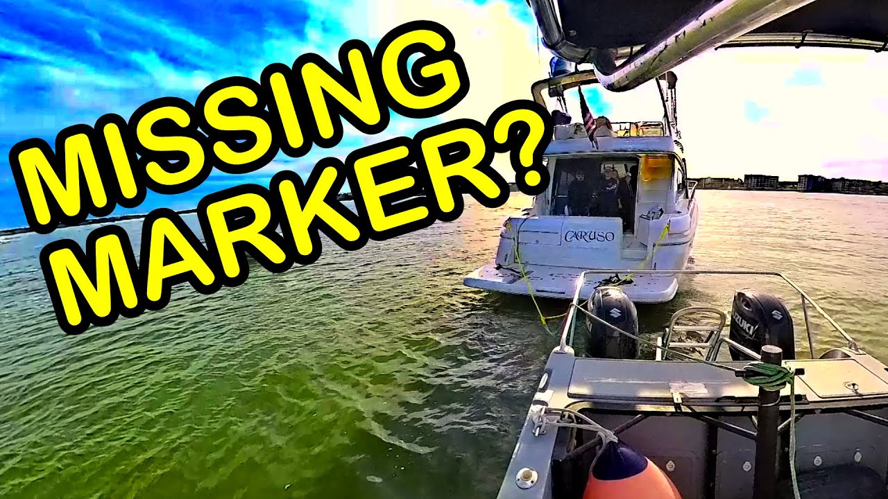 Missing Markers & Shallow Waters = Two Grounded Boats | Grounding 50ft Cruisers Yacht & 27ft Norsea