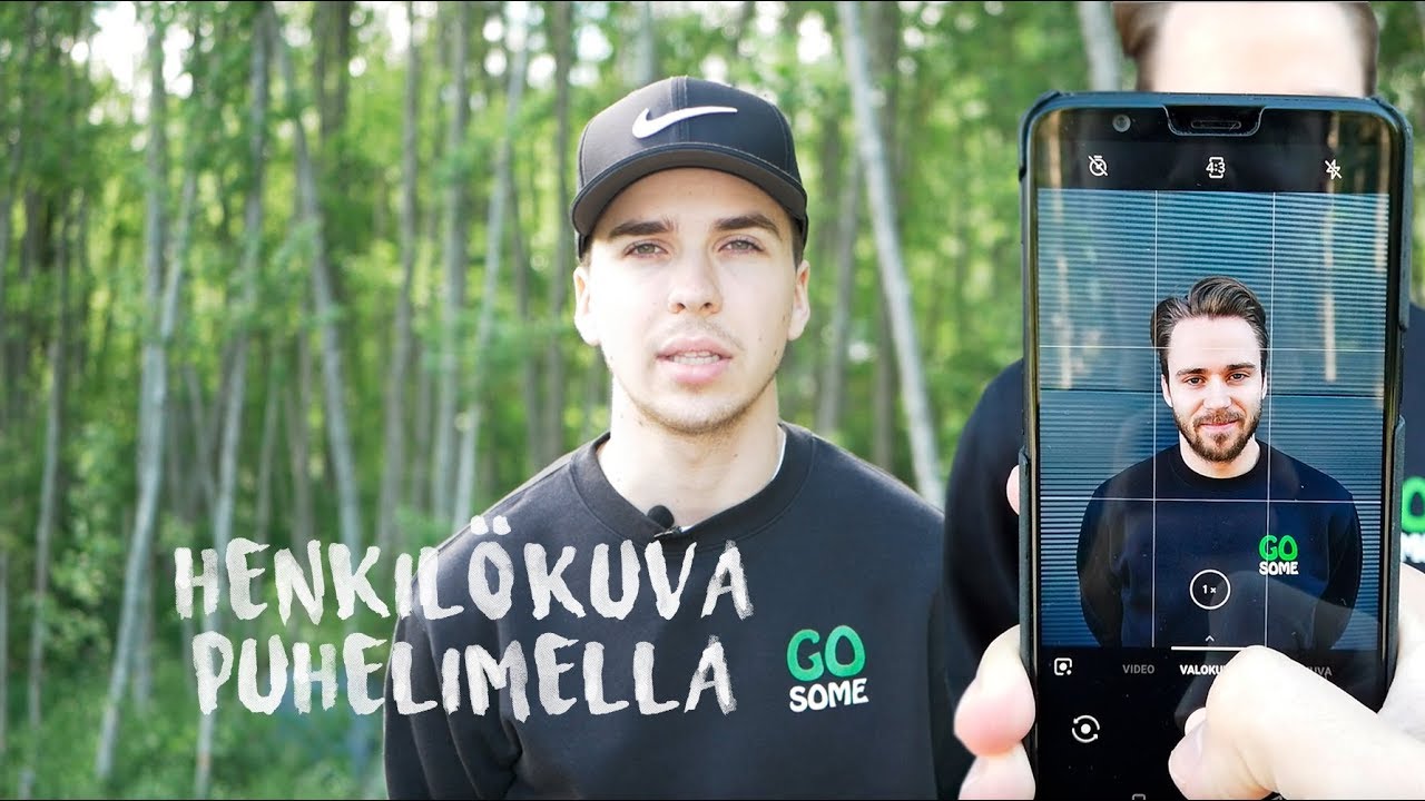 Kuinka ottaa henkilökuva puhelimella - GOsome Oy