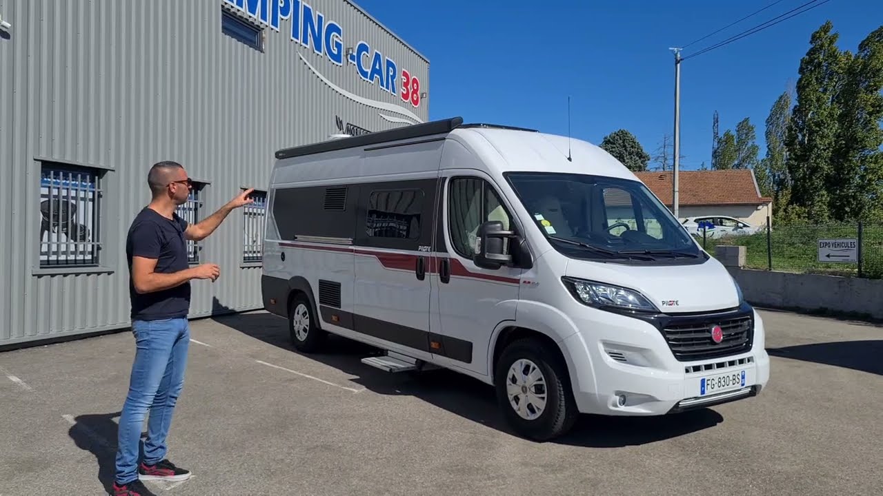 Fourgon pilote V630G 2019 6.36m Maxi salon grande douche amovible grand réfrigérateur. Camping car38
