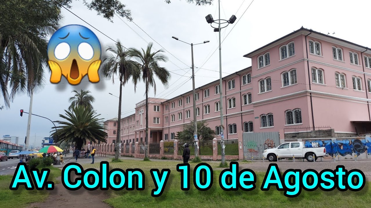 Av. Colon y 10 de agosto - Quito capital de Ecuador