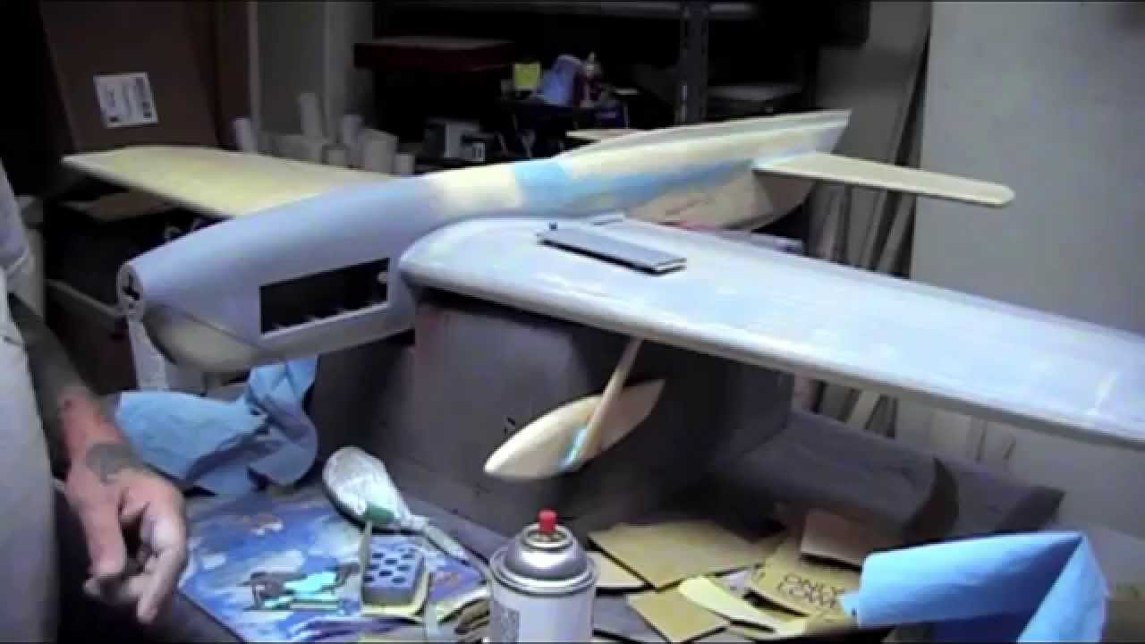 Control line stunt Paint prep