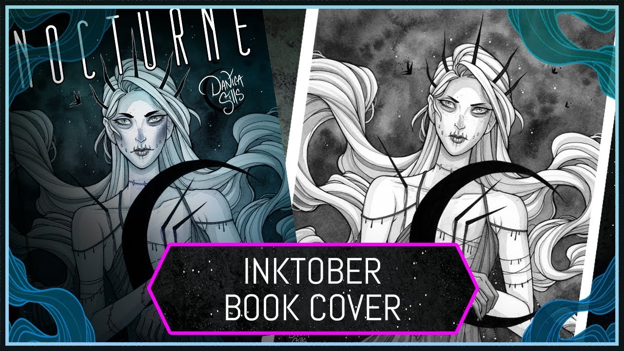Painting the Cover of Nocturne! ☾ Inktober Day 19