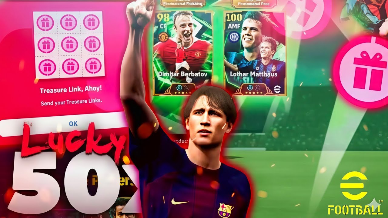 70x Free spin Boxdraw Treasure Link Efootball 26 🔥#efootball2026 #packopening  #efootball 