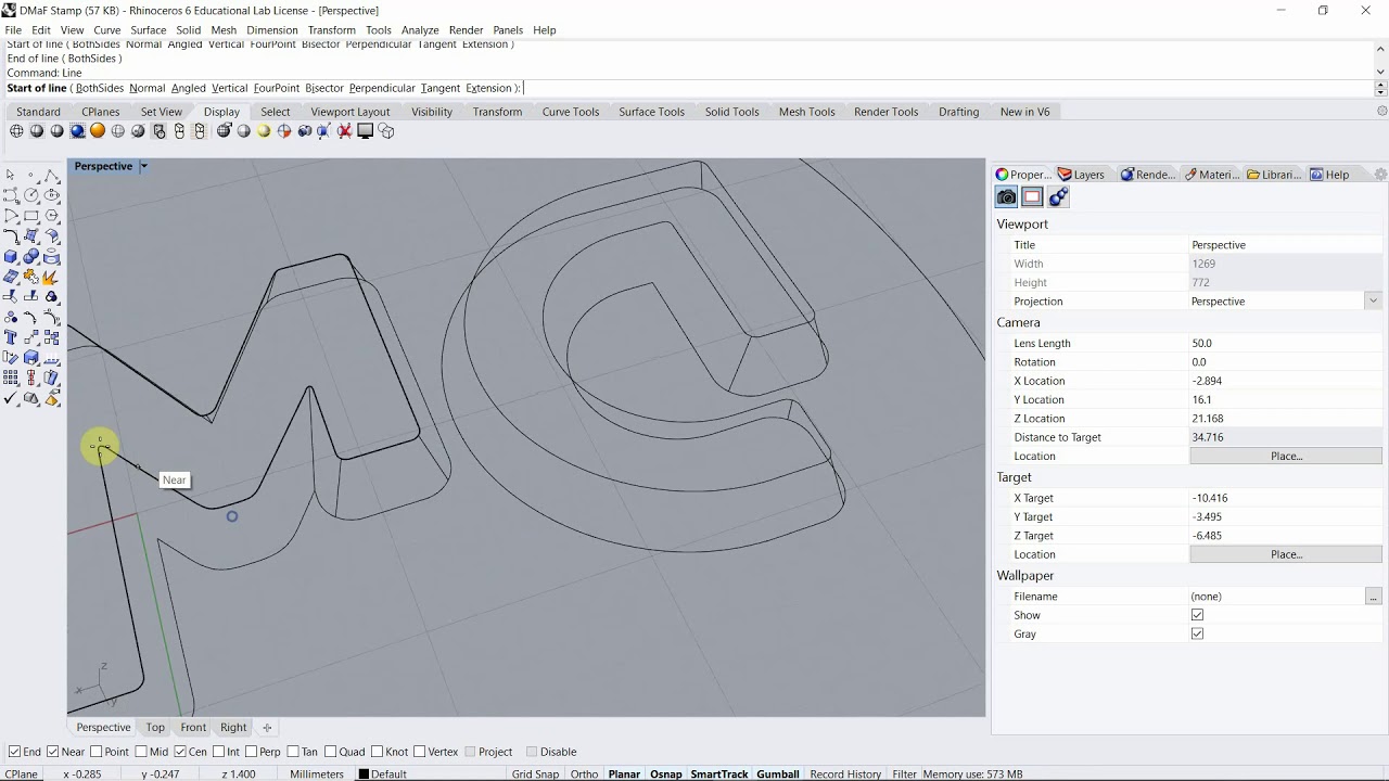 3D Modelling a Stamp for 3D Printing