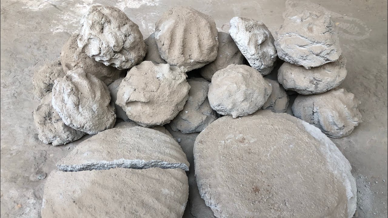Grainy cement || dry and paste pouring || crispy floor crumbling 🤍