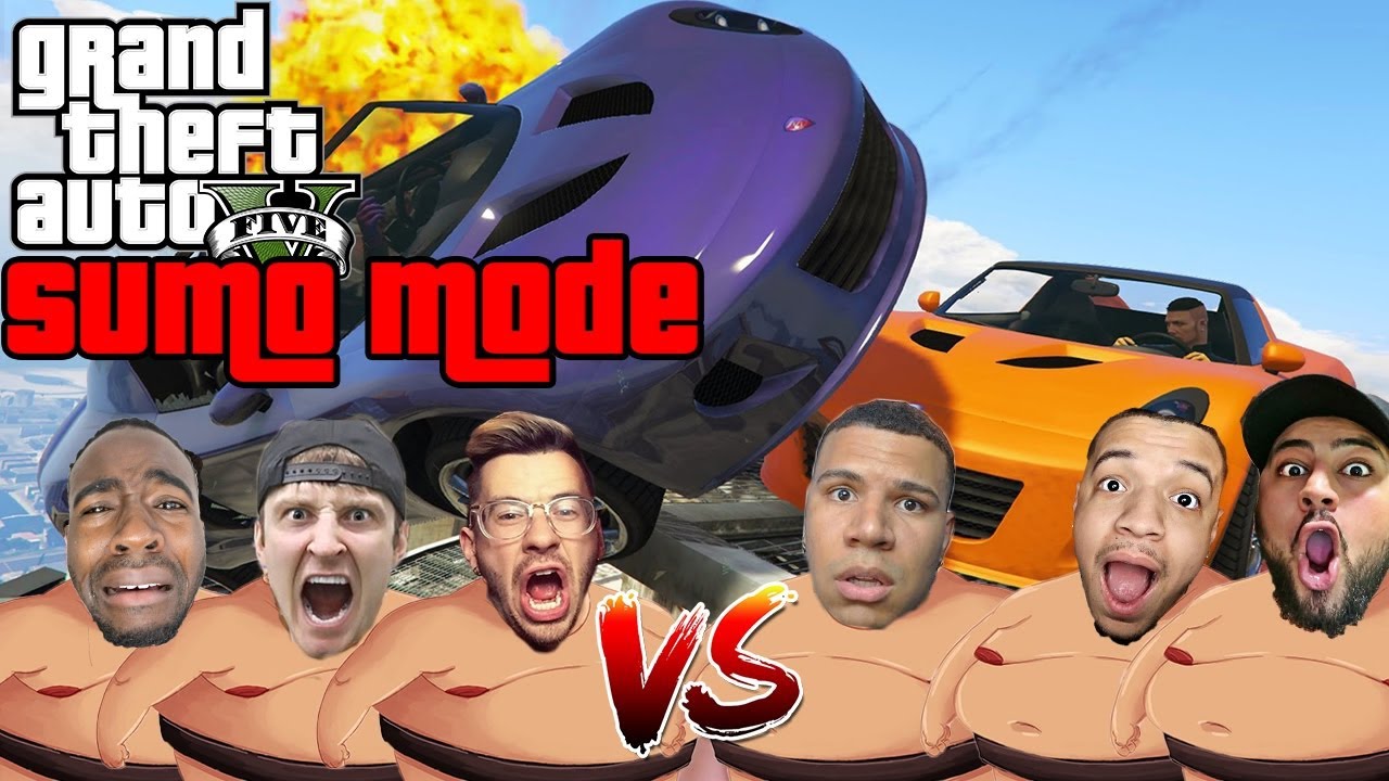 TEAM ALBOE SUMO BATTLE #2 | GTA V Online Funny Moments (GTA V Adversary Mode)