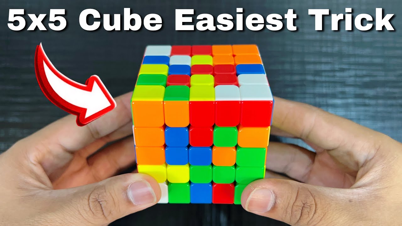 How to Solve a 5x5 Rubik’s Cube “No Algorithms”