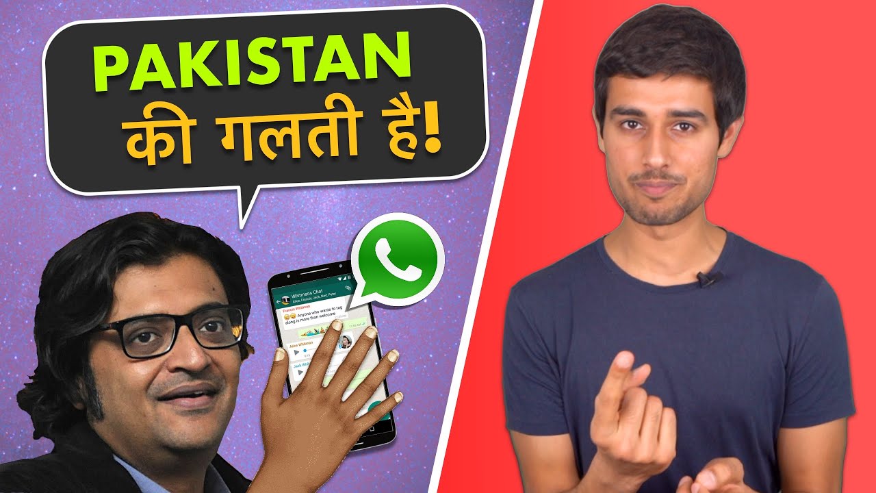 Arnab Goswami Response to WhatsApp Chat Leak |&nbsp;Dhruv Rathee