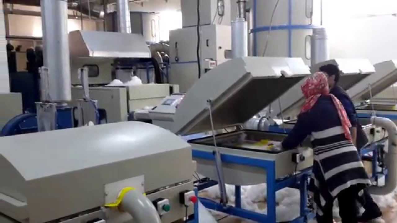 PILLOW FILLING LINE - ÖZKA MAKİNA SERAL YASTIK DOLUM HATTI