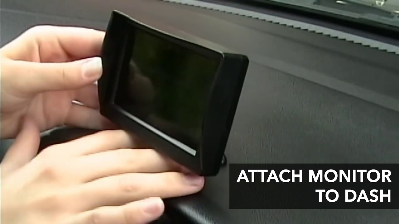 How to Install the QuickVu Digital Wireless Backup Camera System