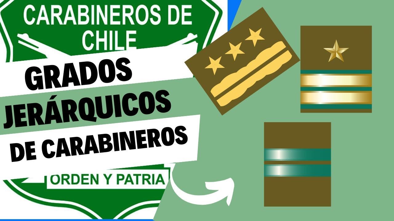 Rangos y grados jerárquicos de CARABINEROS DE CHILE | Ex Militar te cuenta