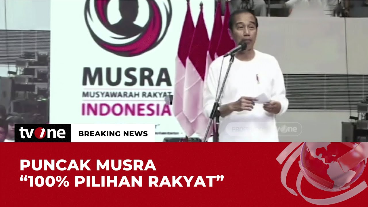 Berapi-api! Pidato Jokowi di Musra 2023 | Breaking News tvOne