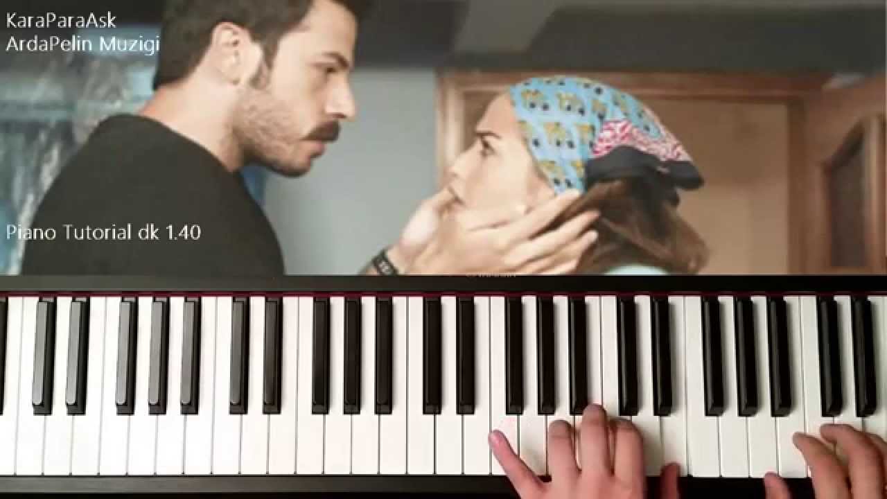 (Piano Tutorial) Kara Para Ask: Pelin & Arda  dizi muzigi
