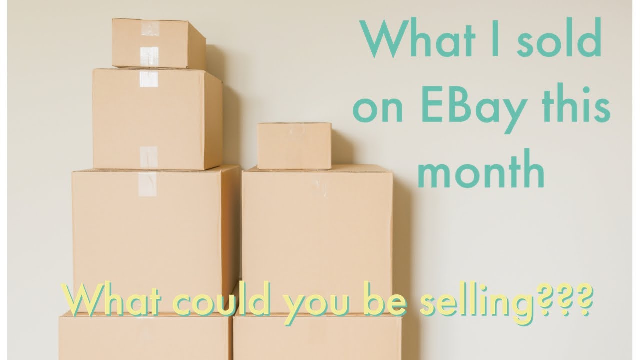 What sold on EBAY this month - Things you could sell on EBAY - EBAY Inspiration - Small Scale Seller