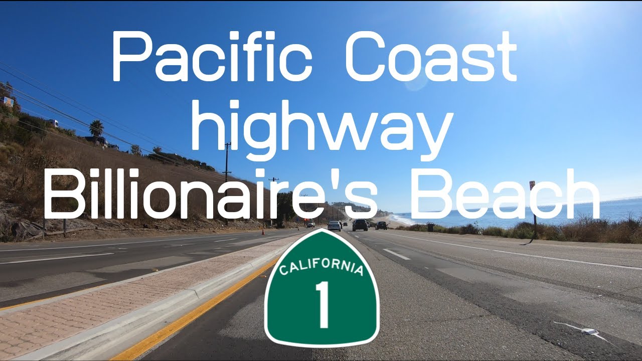 Pacific Coast Highway Billionaires Beach 🚗 Zuma Beach, Malibu to Santa Monica 🏖