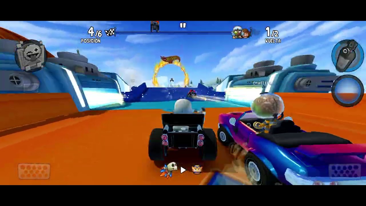 Pista hotwheels frostfire vale beach buggy racing 2 