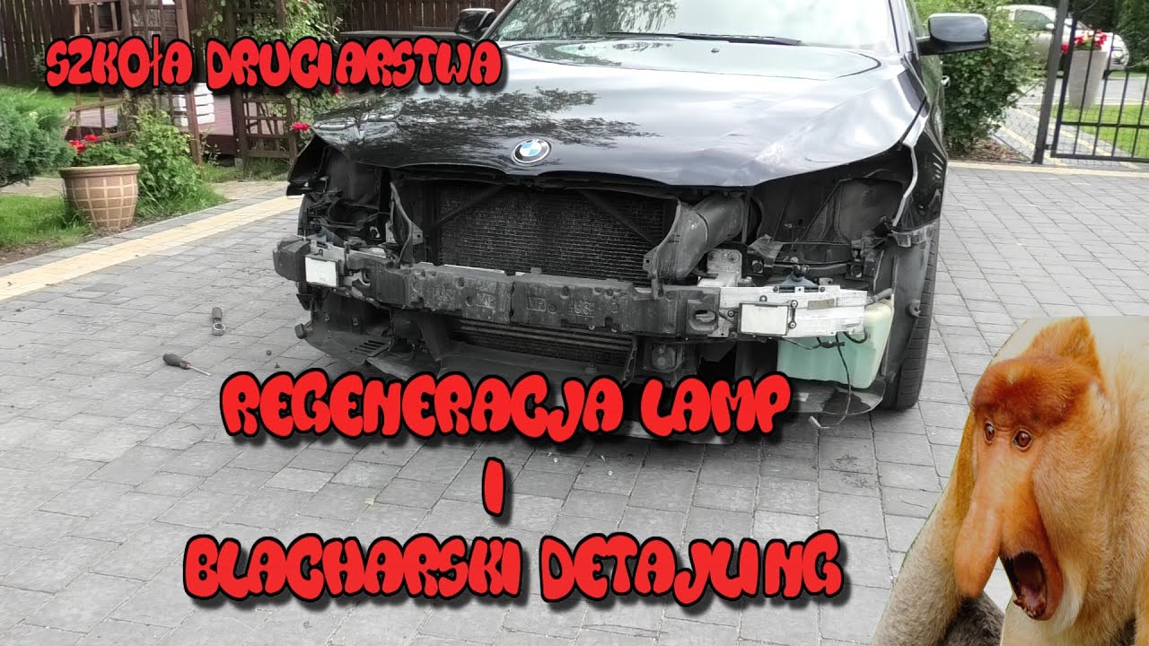 Szkoła Druciarstwa Bmw 550i Regeneracja Lamp i Blacharski Detajling Wazzup :)