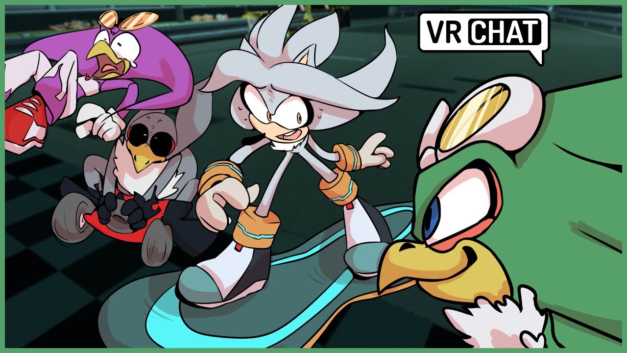 Silver Races The Babylon Rogues! (VR Chat)