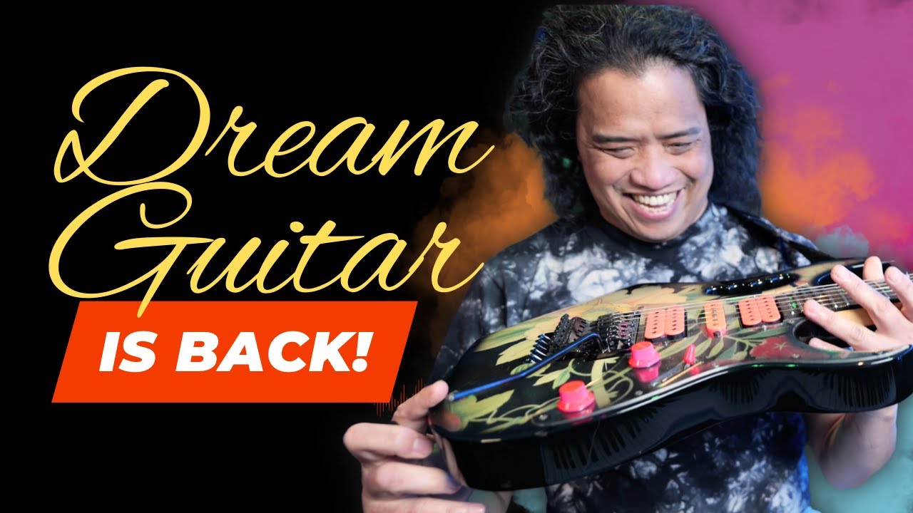 My DREAM GUITAR is BACK and I JAM a Vai song with it!