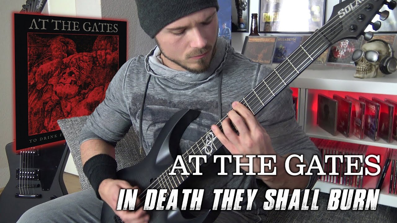 At The Gates - In Death They Shall Burn | Full Guitar Cover (Tabs - MIDI - All Guitars)