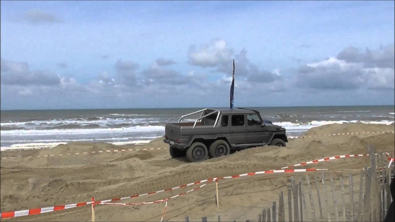 4x4 Beach Kadwijk aan Zee 2016 - Mercedes G63 AMG 6x6