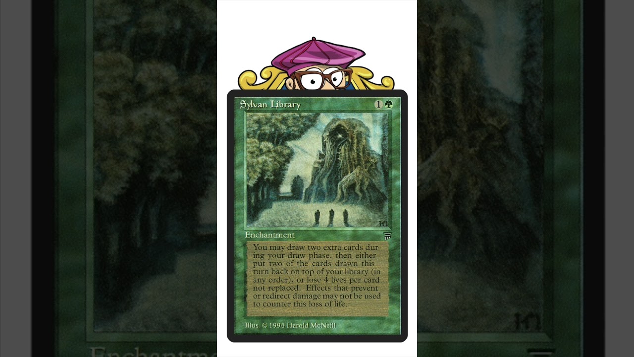 Хранилище знаний и библиотека Sylvan | Старая школа Magic the Gathering (MTG) | #шорты
