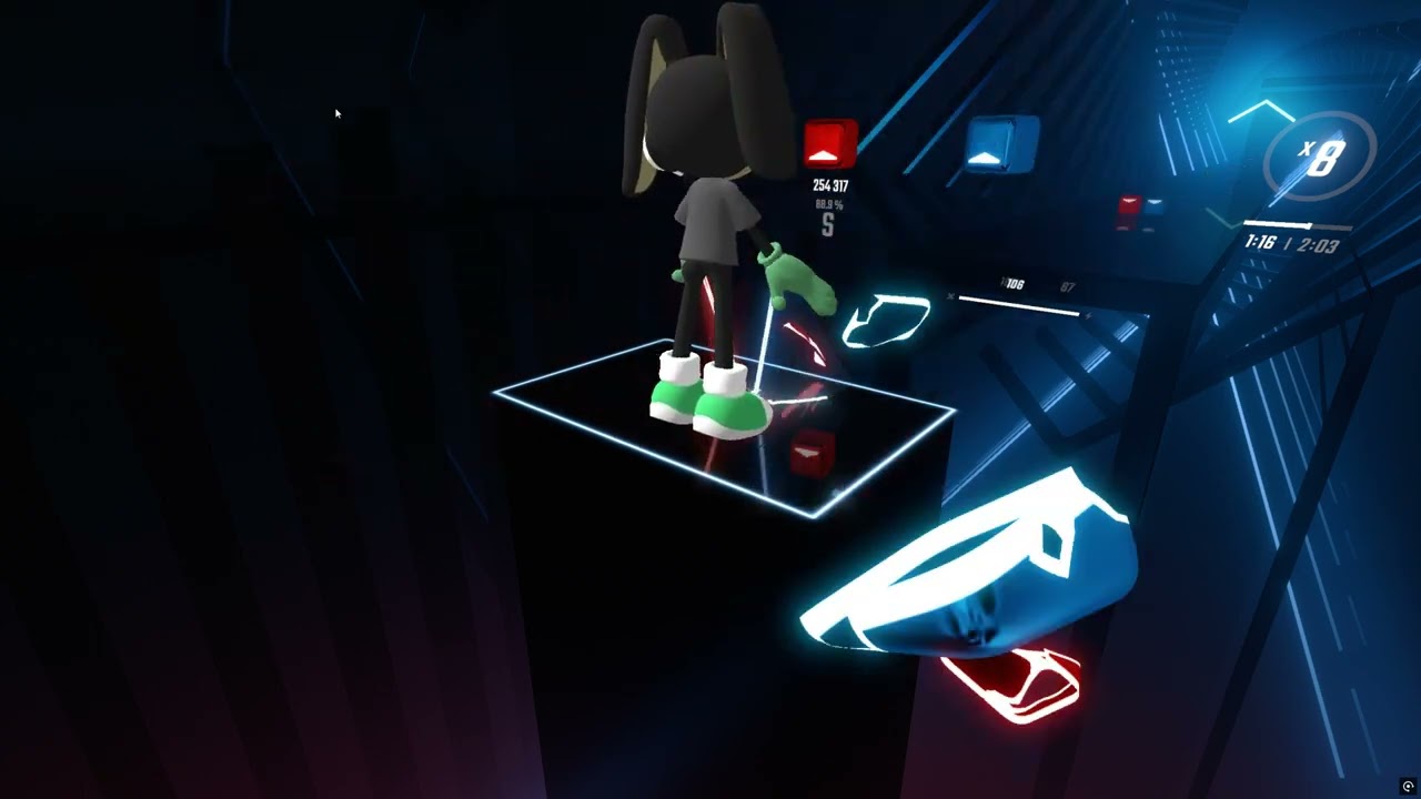 crazy shuffle beat saber