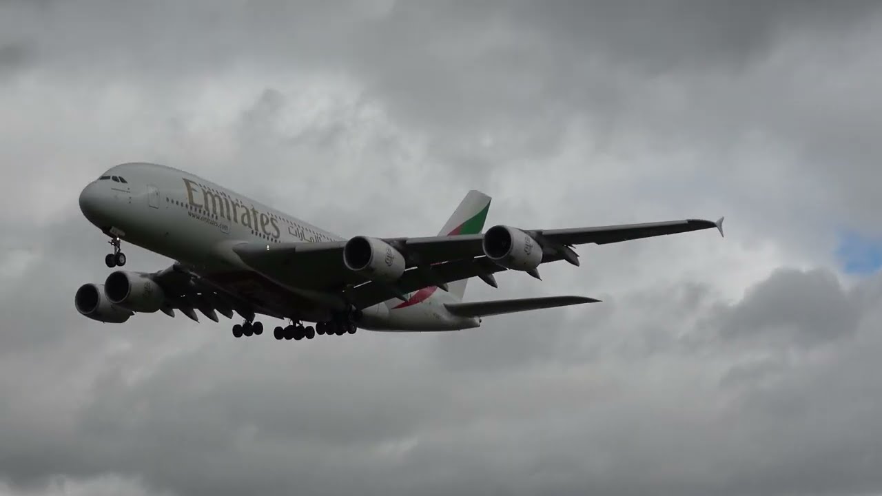 4KHD London Heathrow HEAVY Arrivals | Landing RWY 27L