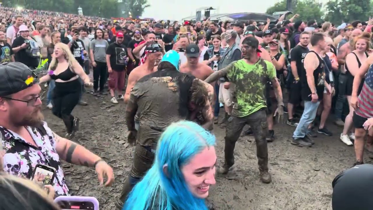 Three Days Grace - Break (w/ Mud Pit Wrestling) @ Inkcarceration (July 20, 2025)