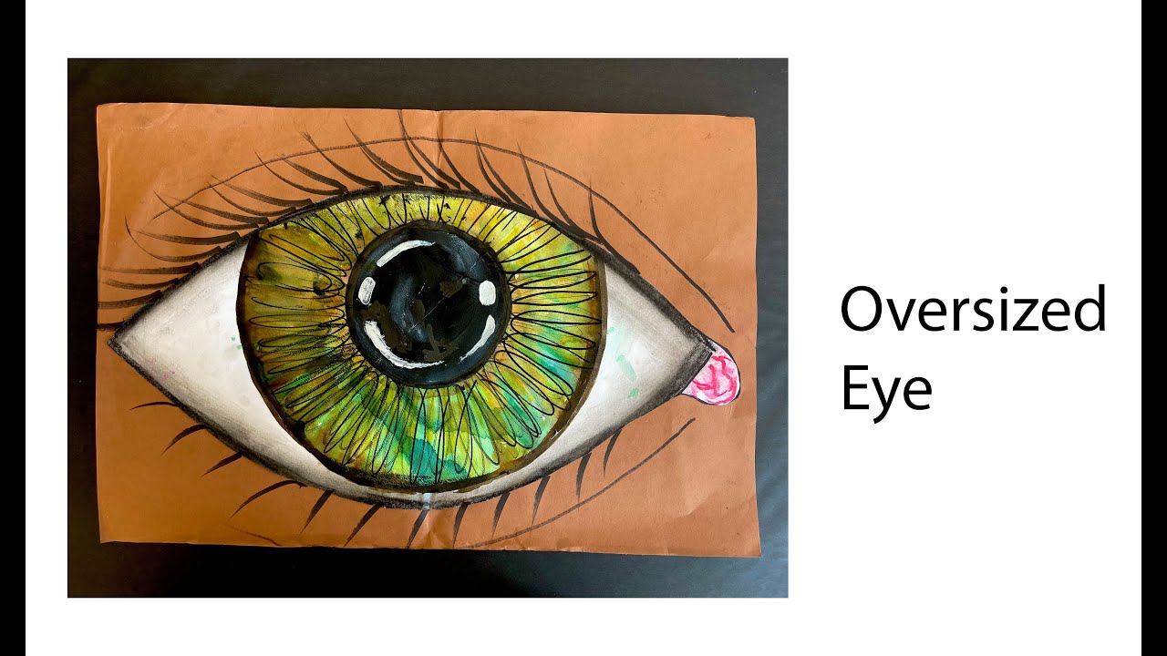 Oversized Eye  Final Steps