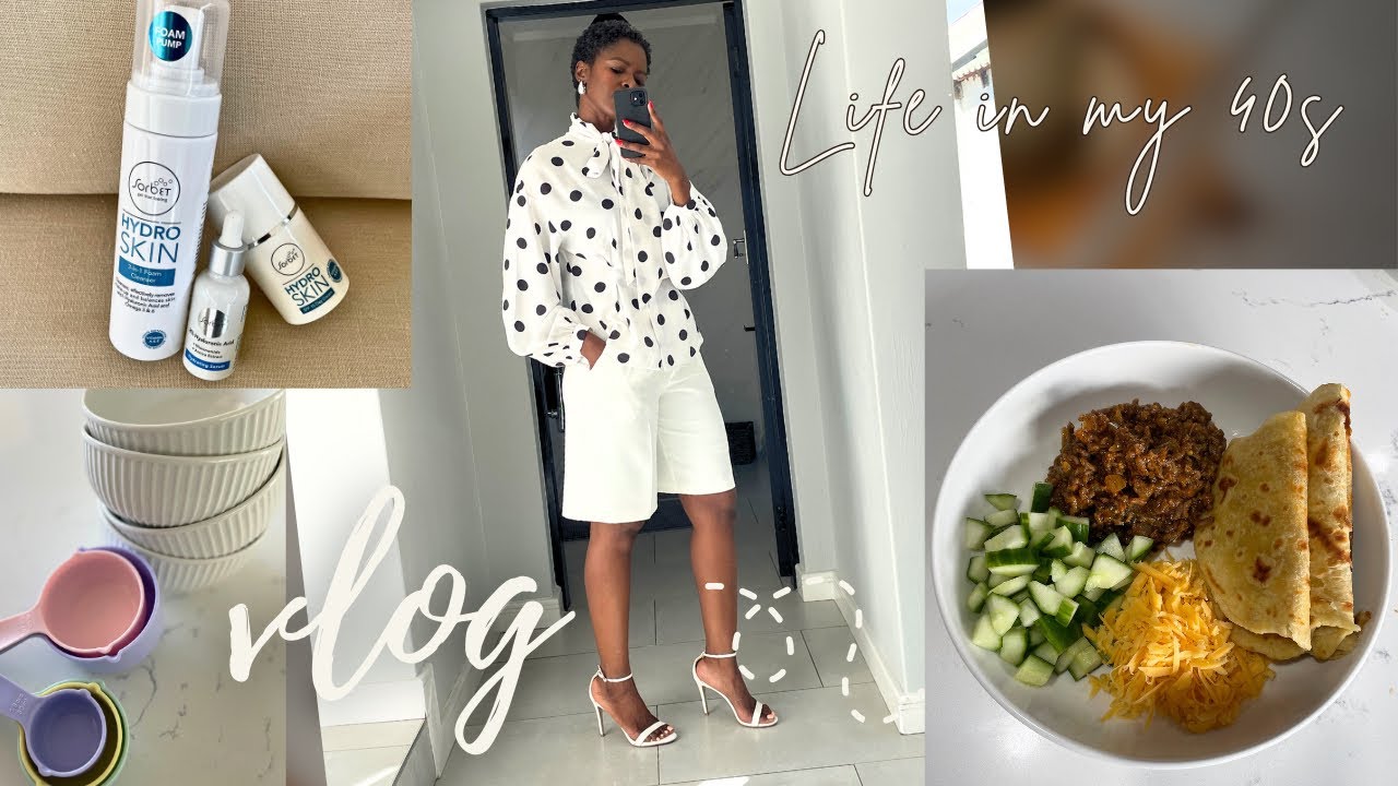 VLOG: Simple life of a housewife in her 40s| Dermaplaning, Making Roti & more #southafricanyoutuber