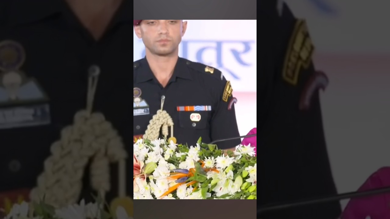 Adc major rishabh singh sambyal with president mam #adc #army #president