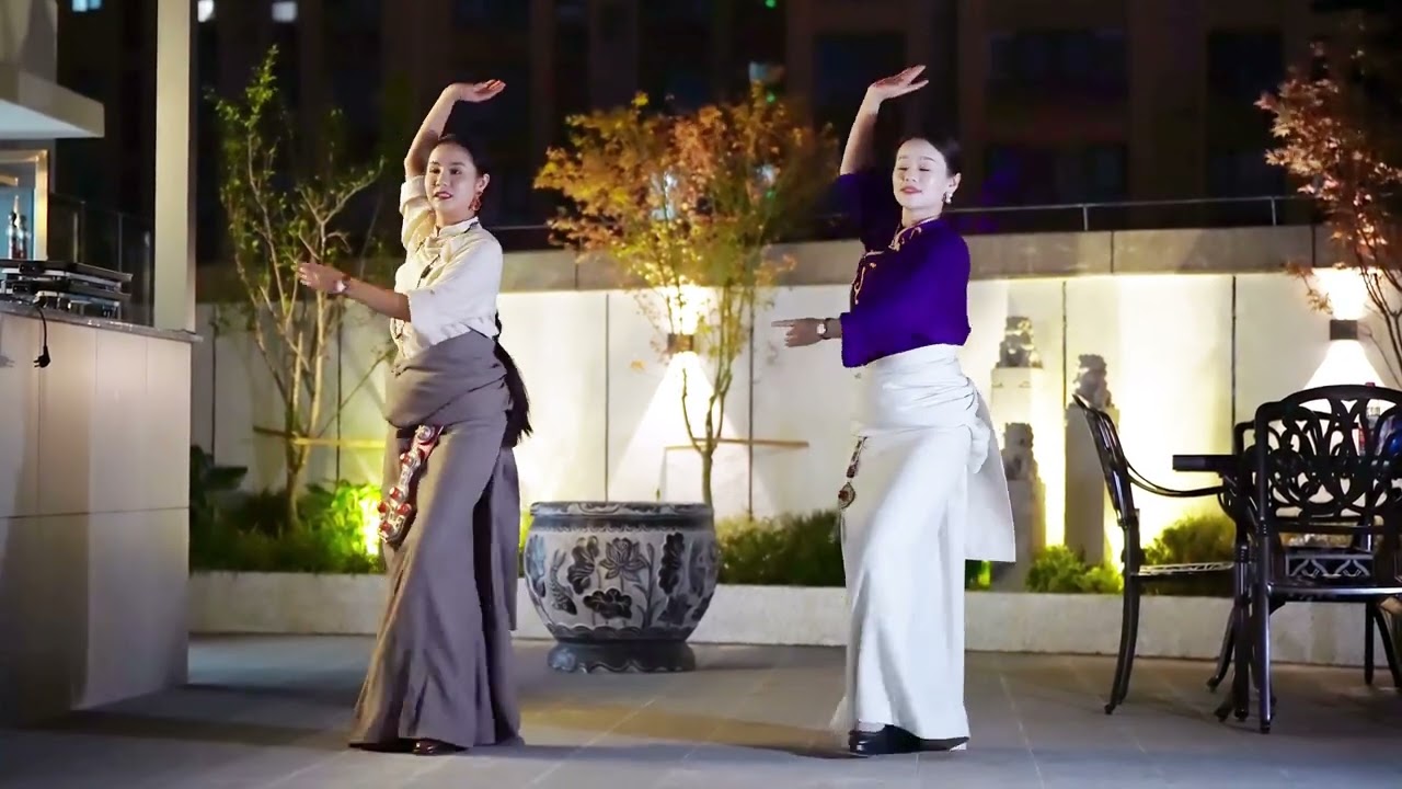 雍吉，拉措锅庄舞《瓦普瓦普》💖Yongji, La Cuo Guozhuang dance 