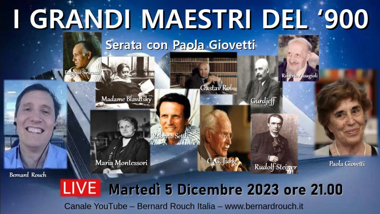 I GRANDI MAESTRI DEL '900 con Paola Giovetti e Bernard Rouch