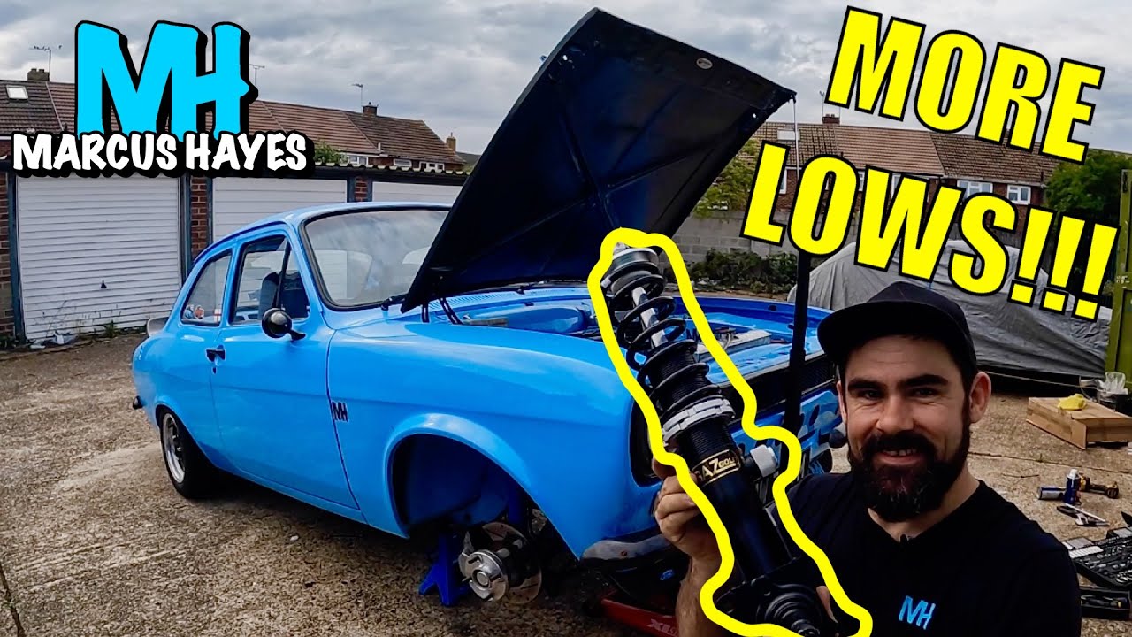 Золотые койловеры GAZ для моего Escort Mk1! 😃