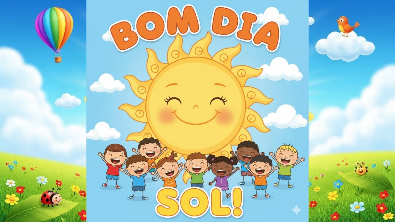 Bom Dia, Sol  Música Para Crianças – Aprendendo a Dar Bom Dia!