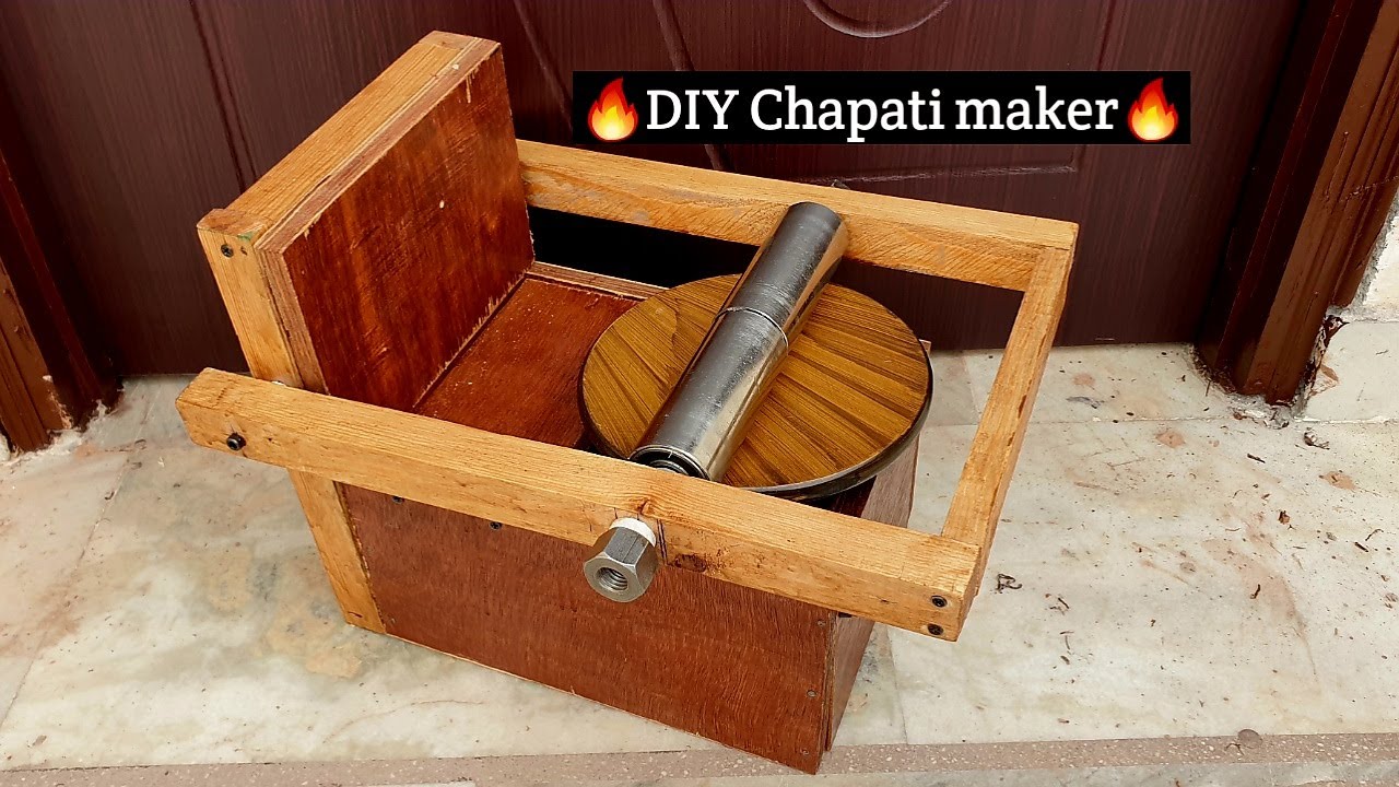 How to Make Electric Roti Maker Hand-made Chapati maker #rotimaker #diy #chapatimaker