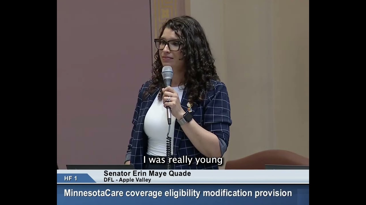 Senator Erin Maye Quade on taking health insurance away from undocumented Minnesotans