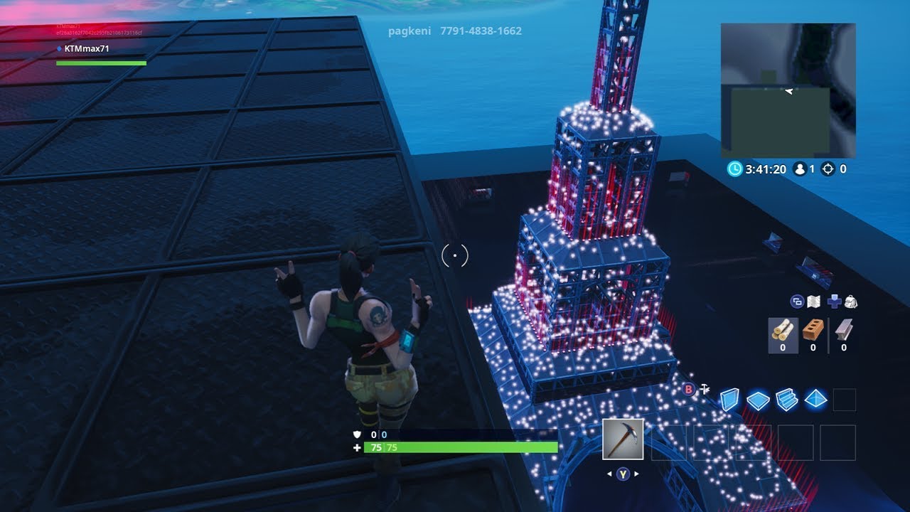 La musique de PNL AU DD sur Fortnite mode cr&eacute;atif (Keni) !!