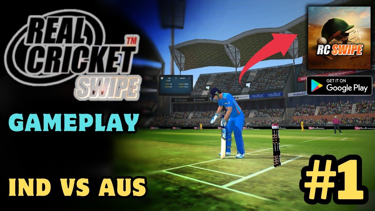 Real Cricket Swipe - Gameplay Walkthrough (Android, iOS) | #jerryisgaming #1