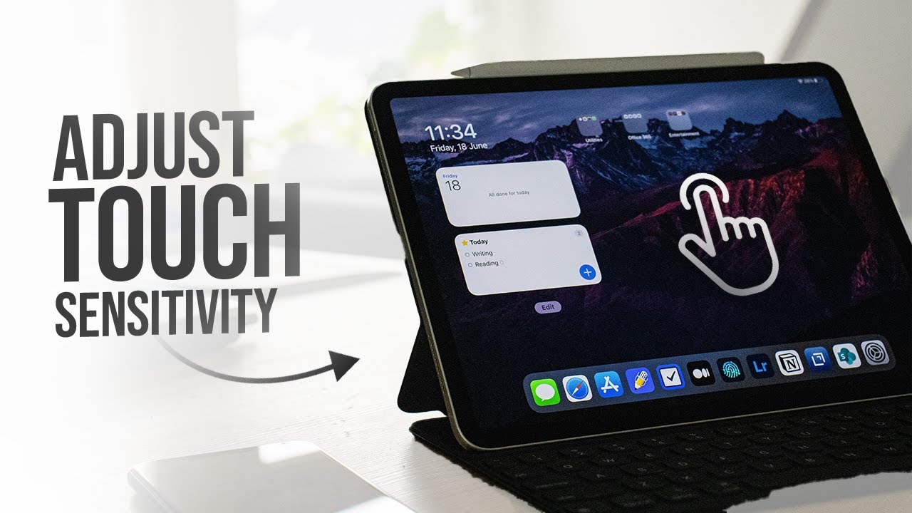 Как настроить чувствительность сенсора iPad (урок)