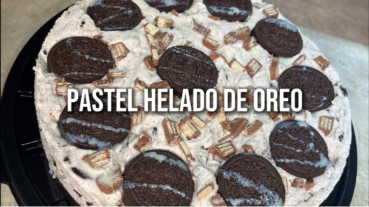 Pastel Helado de Oreo