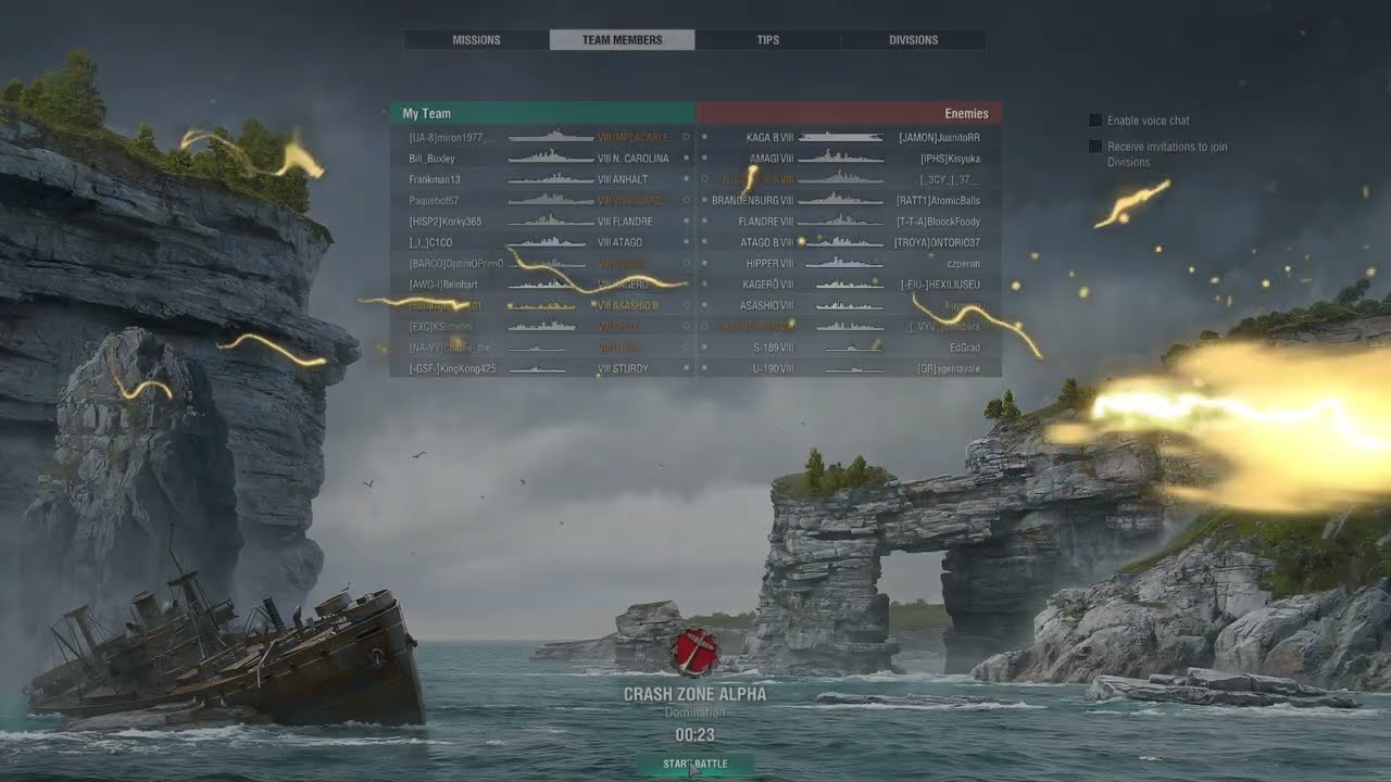 Mali: Asashio B - Dev Strike, Double Kill, High Calibre, Kraken, Solo Warrior, Super Heal