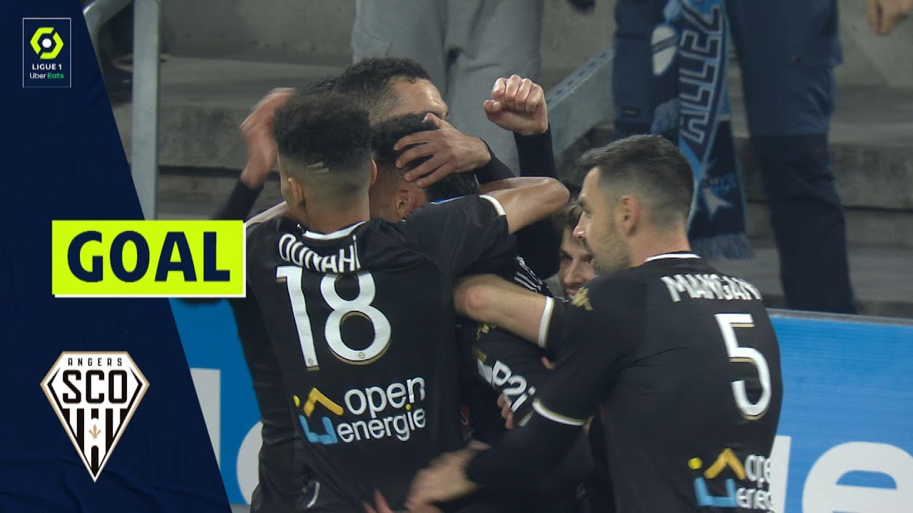 Goal Angelo FULGINI (8' - SCO) OLYMPIQUE DE MARSEILLE - ANGERS SCO (5-2) 21/22