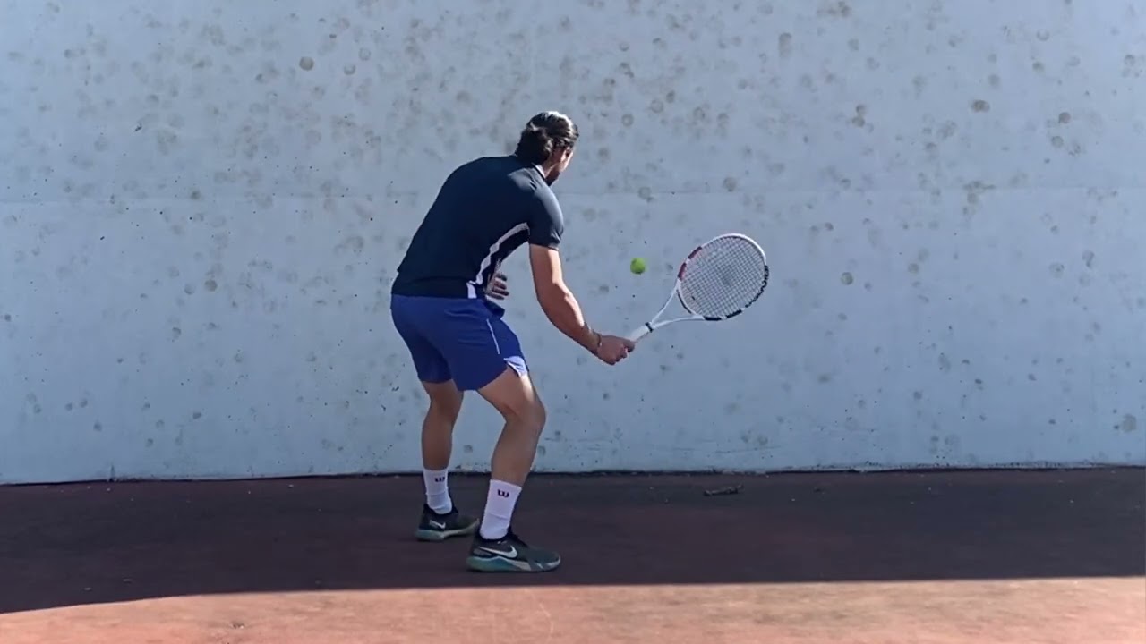 Tennis wall drills (forehand,backhand,slice,volley)Tenis duvar çalışması
