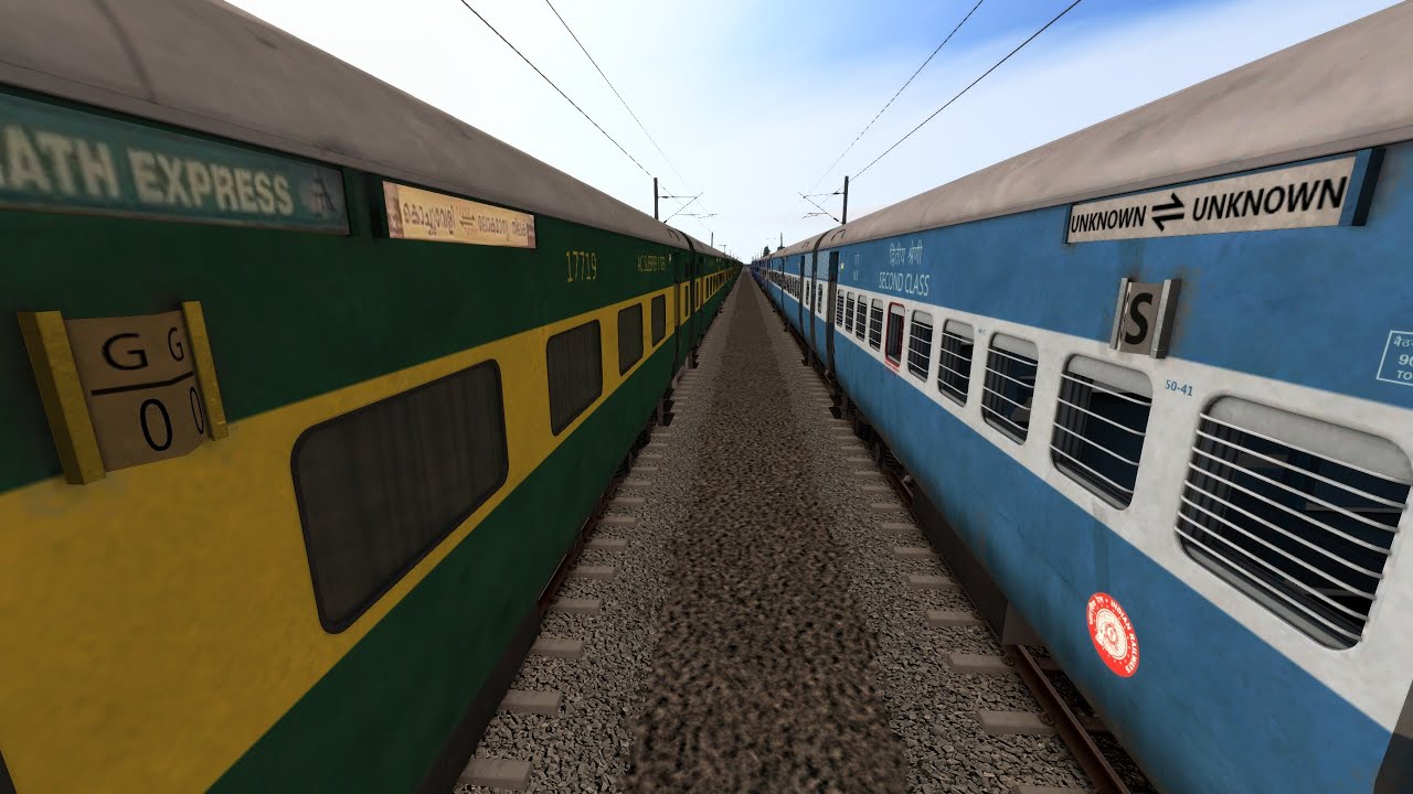 TRAIN RACE 22405 - BHAGALPUR - ANAND VIHAR - GARIB RATH EXPRESS IN RAILWAY JOURNEY