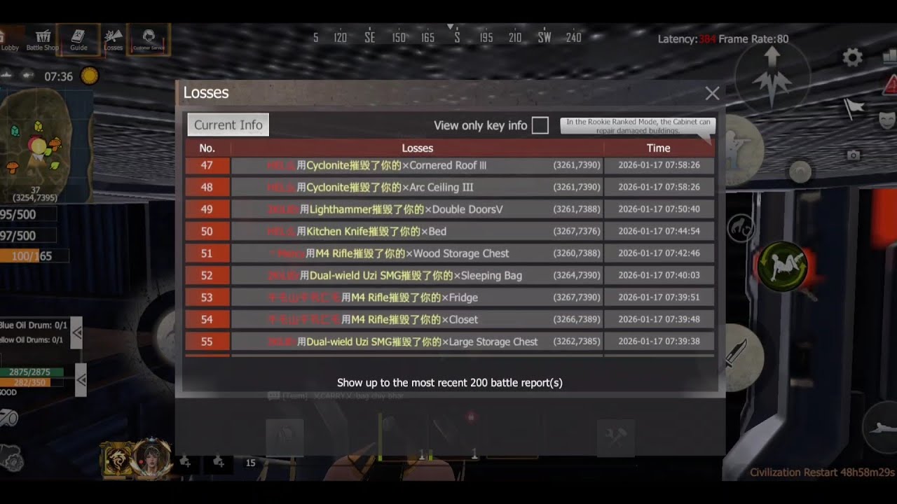 Online raid defiance in ace chanship @LIOSofficial #lios #Last Day rules of survival 