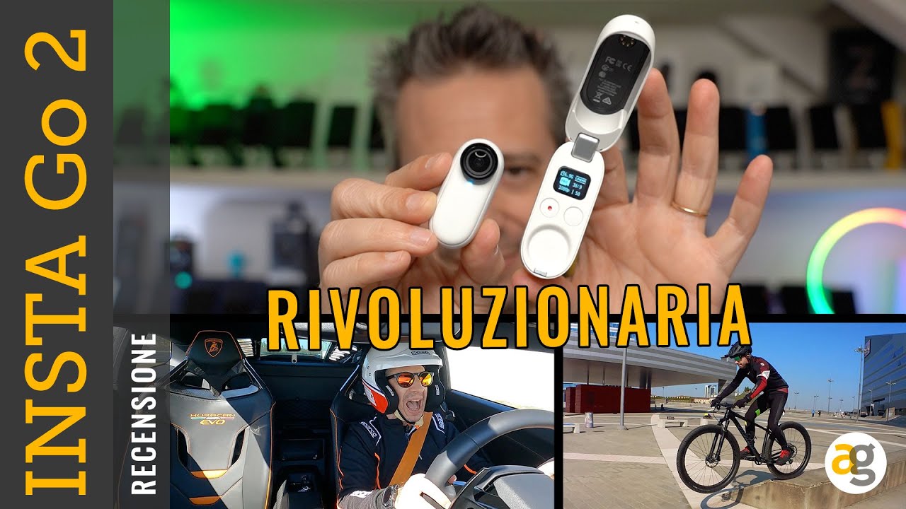 ACTION CAM RIVOLUZIONARIA. Recensione INSTA360 GO 2 la superversatile!