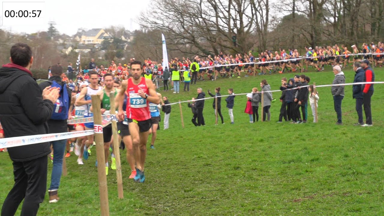 Championnat régional de cross 2024 cross course Masters Pontchâteau